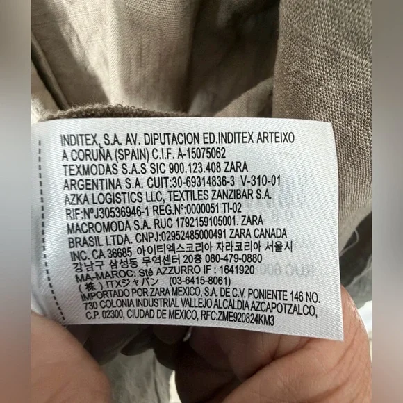 Zara Belted Textured Women's Long Sleeve Kimono Jacket In Beige/Tan Size M/L NWT - Picture 7 of 16